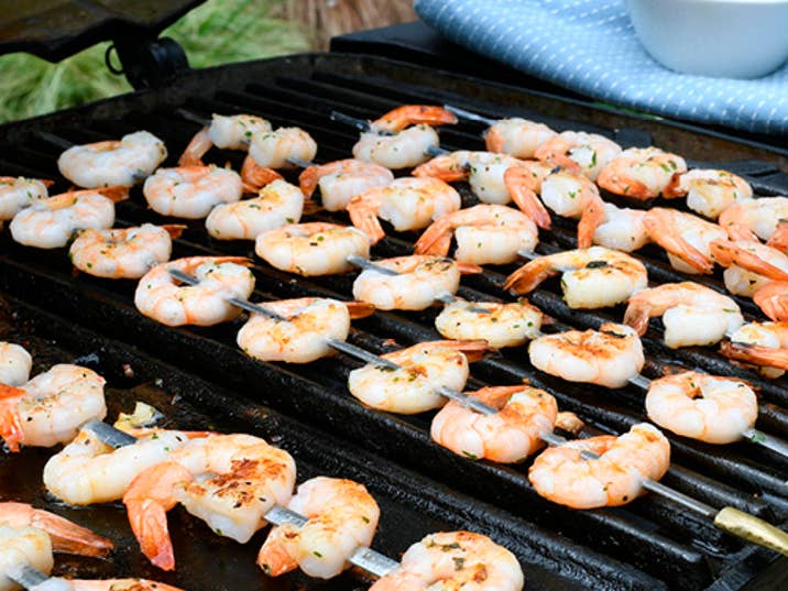 BBQ prawns