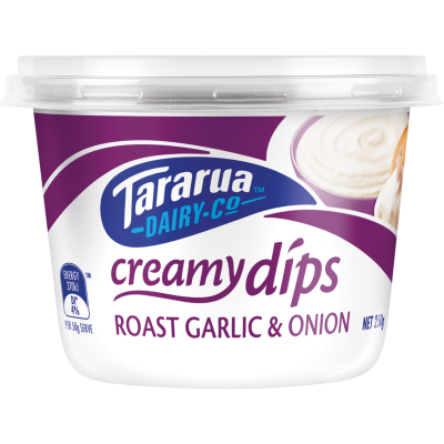 Tararua Roast Garlic & Onion Creamy Dip