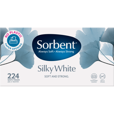 Sorbent Silky White Tissues