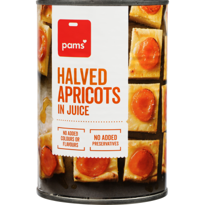 Pams Apricots Halves in Juice
