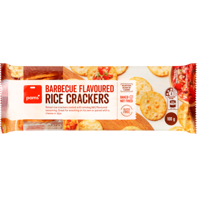 Pams Barbecue Flavoured Rice Crackers
