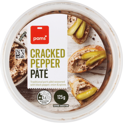 Pams Cracked Pepper Pate