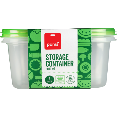 Pams Storage Container 1890ml