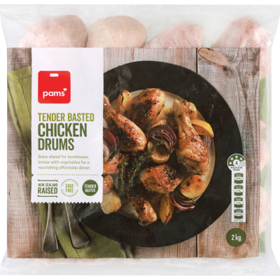 Pams Tender Basted Chicken Drums