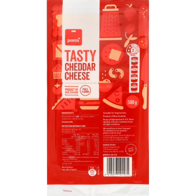 Pams Tasty Cheddar Cheese