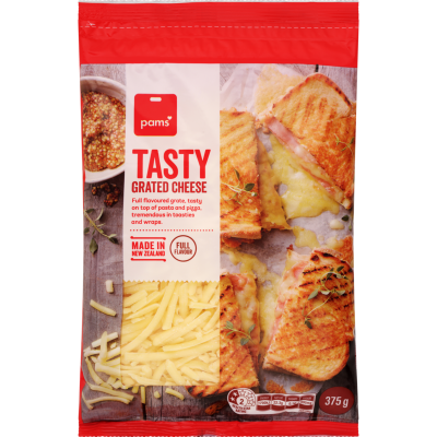 Pams Tasty Grated Cheese