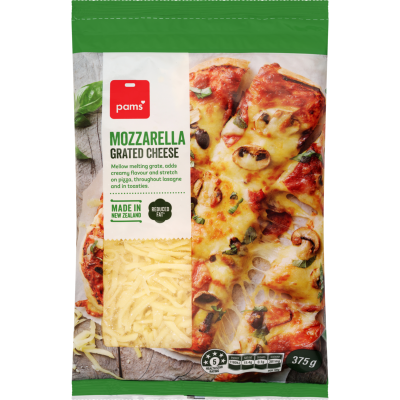 Pams Mozzarella Grated Cheese