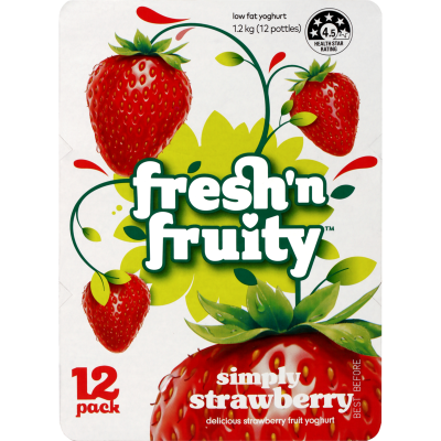 Fresh 'n Fruity Simply Strawberry Yoghurt