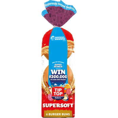 Tip Top Supersoft Burger Buns