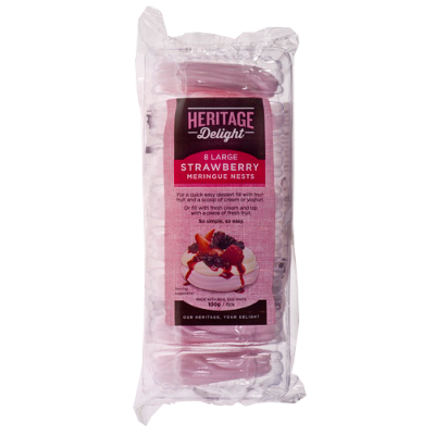 Heritage Delight Strawberry Meringues