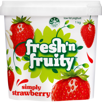 Fresh 'n Fruity Simply Strawberry Yoghurt