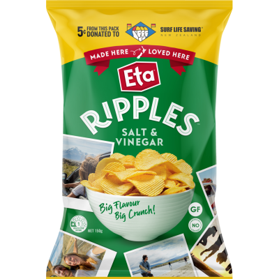 Eta Ripple Cut Salt & Vinegar Potato Chips
