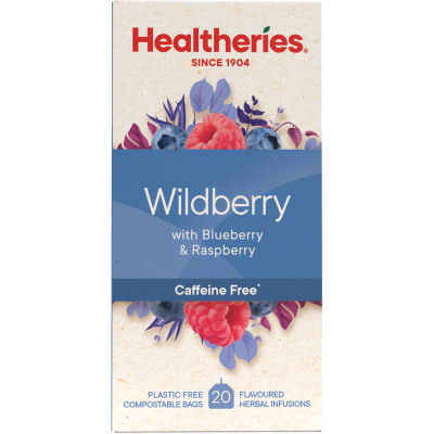Healtheries Wildberry With Raspberry & Blueberry Tea Bags