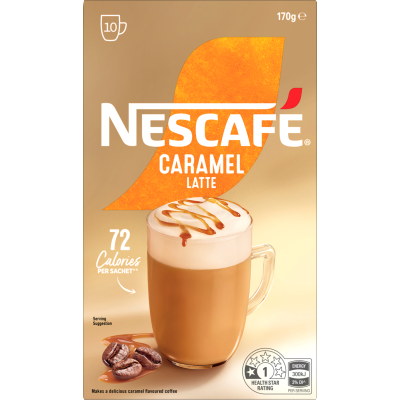 Nescafe Caramel Latte Coffee Sachets