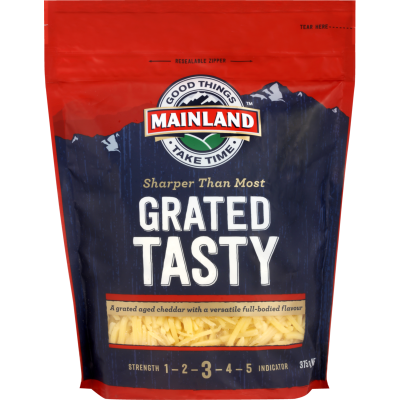 Mainland Tasty Aged Cheddar Grated Cheese
