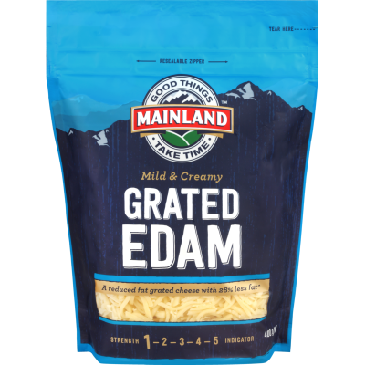 Mainland Mild & Creamy Edam Grated Cheese