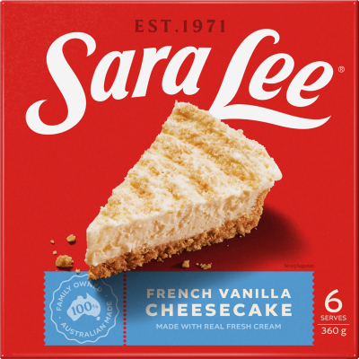 Sara Lee French Vanilla Cheesecake