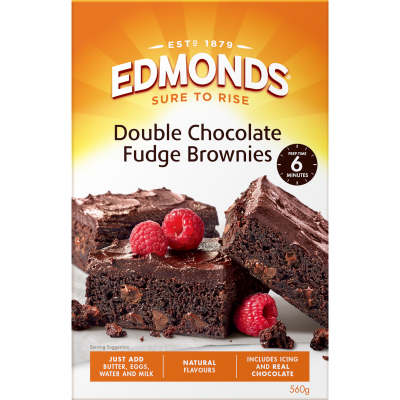 Edmonds Double Chocolate Fudge Brownies Mix