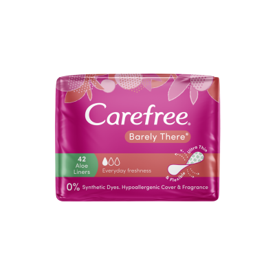 Carefree Barely There Aloe Liners