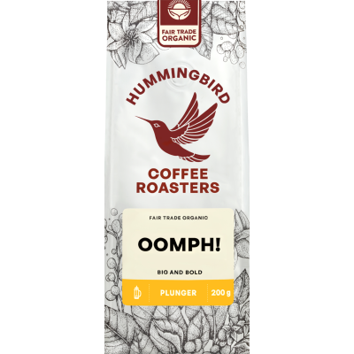 Hummingbird Oomph! Organic Fair Trade Plunger Coffee