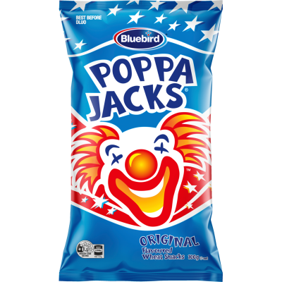 Bluebird Poppa Jacks Original Flavoured Wheat Snacks