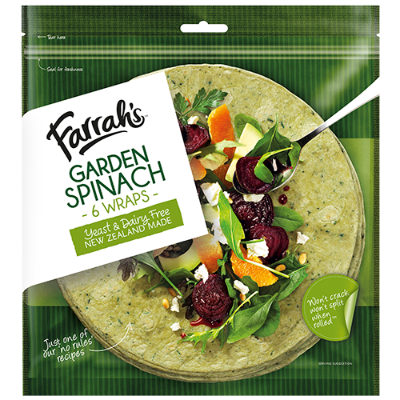 Farrah's Wraps Garden Spinach