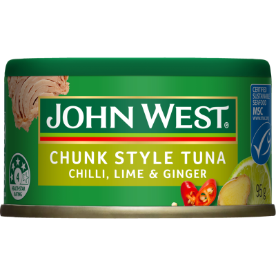 John West Chunk Style Tuna Chilli Lime & Ginger