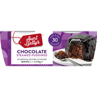 Aunt Betty's Chocolate Steamed Puddings