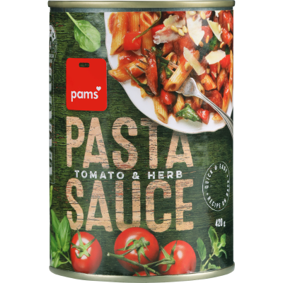 Pams Tomato & Herb Pasta Sauce