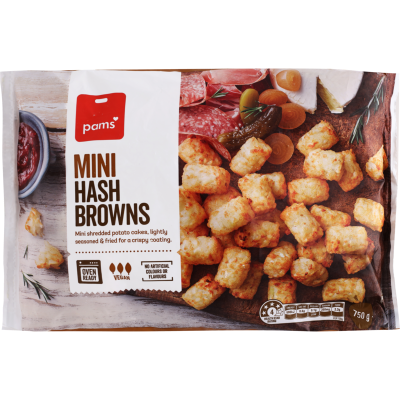 Pams Mini Frozen Hash Browns