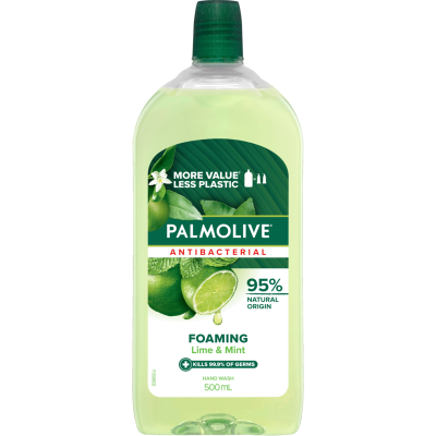 Palmolive Foaming Antibacterial Lime & Mint Hand Wash Refill