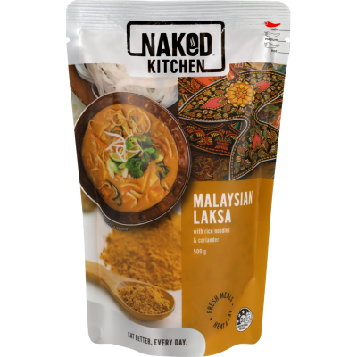 Naked Kitchen Malaysian Laksa with Rice Noodles And Coriander