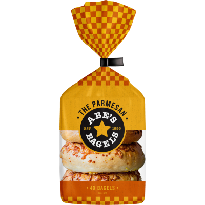 Abe's The Parmesan Bagels