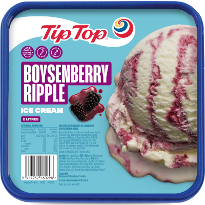 Tip Top Boysenberry Ripple Ice Cream