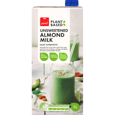 Pams Plant Based Unsweetened Almond Milk