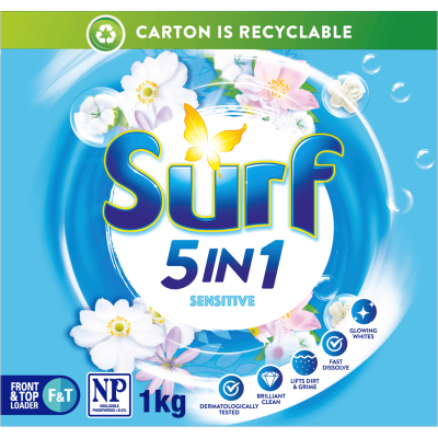 Surf Sensitive Laundry Powder