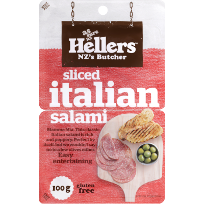 Hellers Sliced Italian Salami