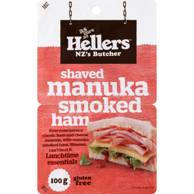 Hellers Shaved Manuka Smoked Ham