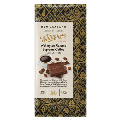 Whittaker's Wellington Roasted Supreme Coffee Chocolate
