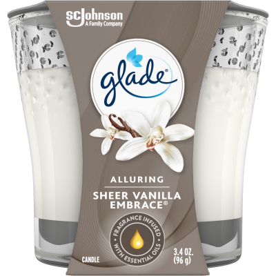Glade Sheer Vanilla Embrace Candle