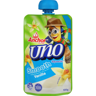 Anchor Uno Squeezie Smooth Vanilla Yoghurt