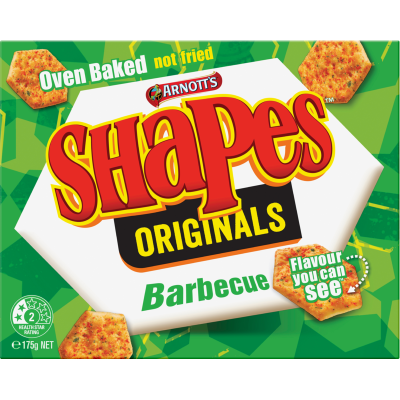 Arnott's Shapes Originals Barbecue Crackers