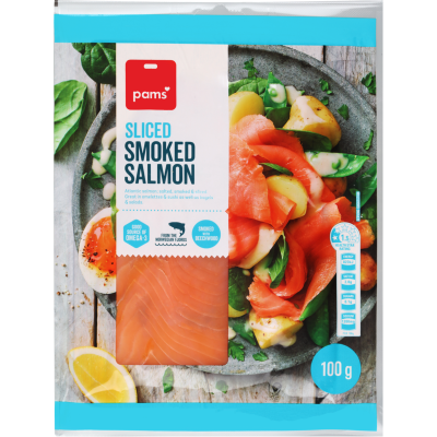 Pams Sliced Smoked Salmon