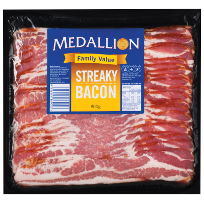Medallion Sliced Streaky Bacon
