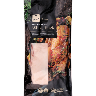 Pams Finest Fresh New Zealand Whole Duck