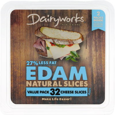 Dairyworks Edam Natural Slices