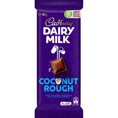 Cadbury Dairy Milk Coconut Rough Chocolate Block