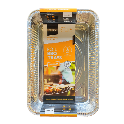 Surv Foil BBQ Trays