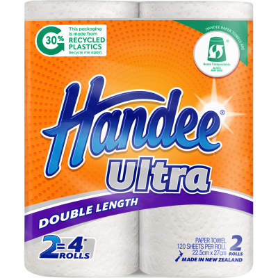 Handee Ultra Double Length 2 Ply Paper Towels