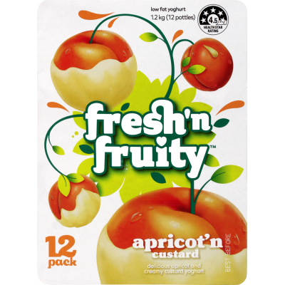 Fresh 'n Fruity Apricot' n Custard Yoghurt